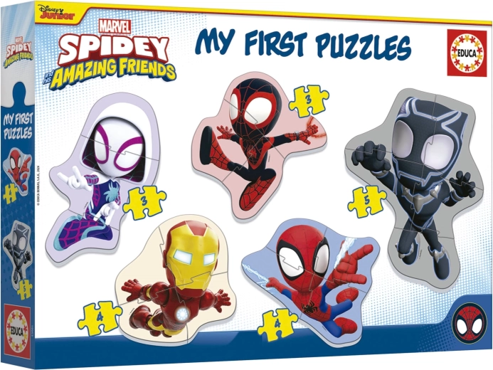 Educa baby puzzle Spidey és csodálatos barátai 5 az 1-ben (3–5 darab)