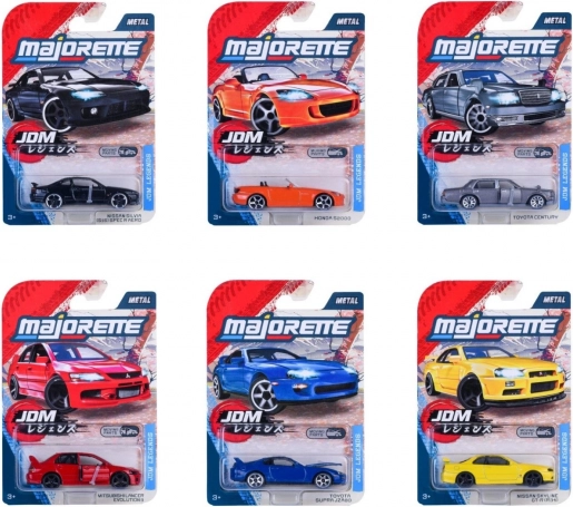 Majorette Japan Legends Premium – fém kisautó 1:64 (különböző modellek)