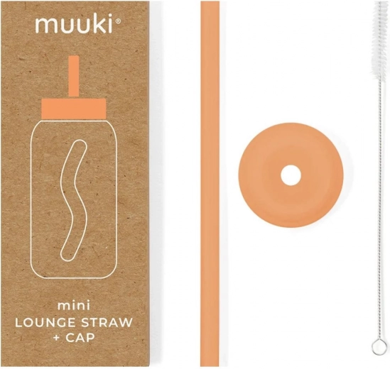 MUUKI Mini Lounge szívószál és kupak Trópusi Papaya