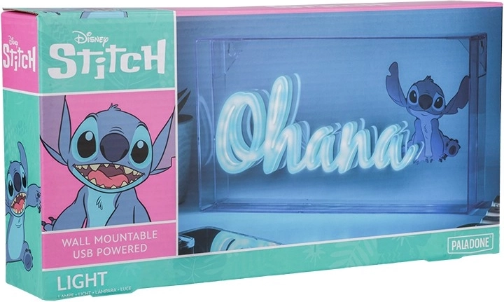 STITCH neonfény USB‑C-vel