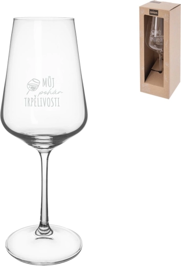 Borospohár „A türelmem pohara” 0,45 l