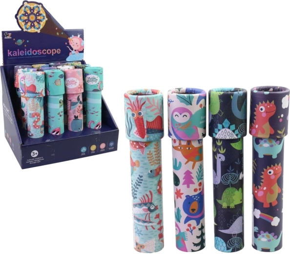 Kaleidoszkóp gyerekeknek – színes műanyag kaleidoszkóp