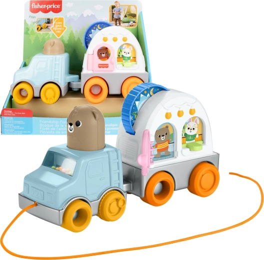 Fisher-Price húzható oktató lakóautó babáknak