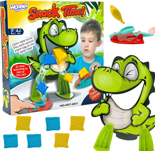Woopie ügyességi játék – éhes dinoszaurusz