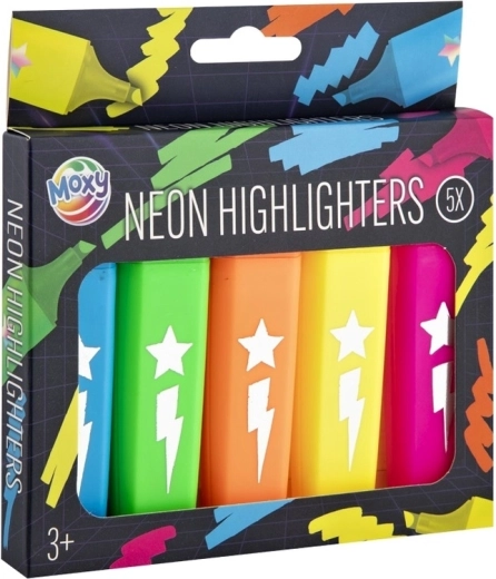 5 neon szín a csomagban