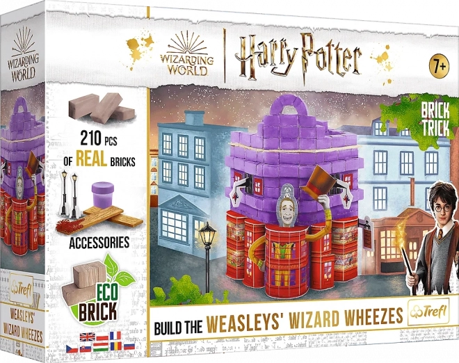 Brick Trick Harry Potter építőkészlet: Weasley Varázsviccboltja (210 darab)