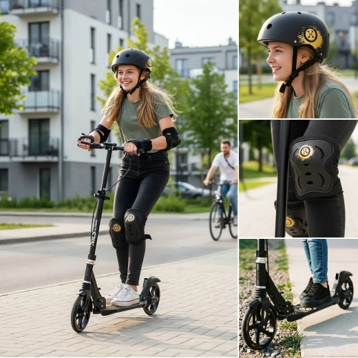 Összecsukható váz és állítható kormány