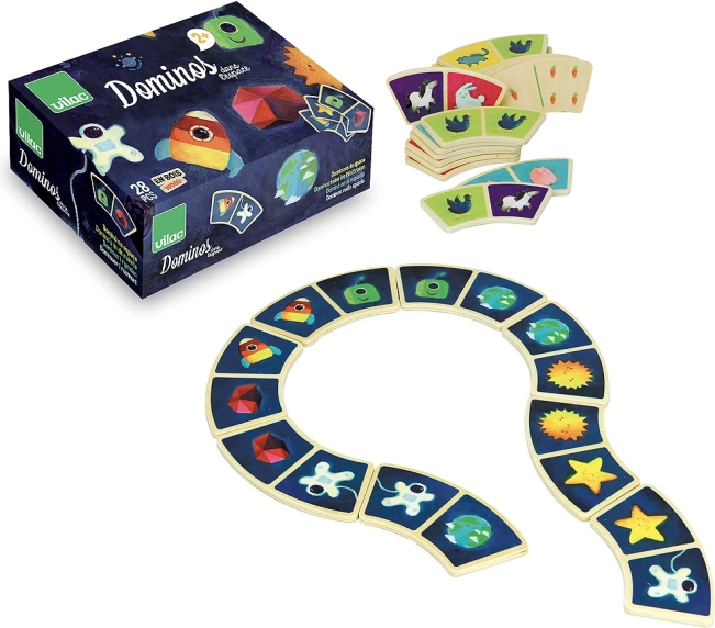 Űrbéli dominó gyerekeknek
