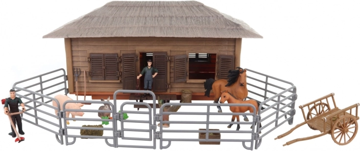 műanyag állatkertes farm készlet gyerekeknek 3+