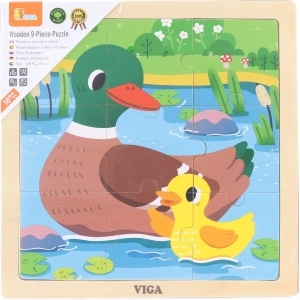 VIGA fa kirakó kiskacsákkal – 9 darab