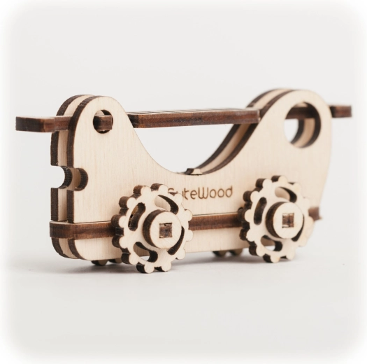 CuteWood fa 3D puzzle tűzoltóautó