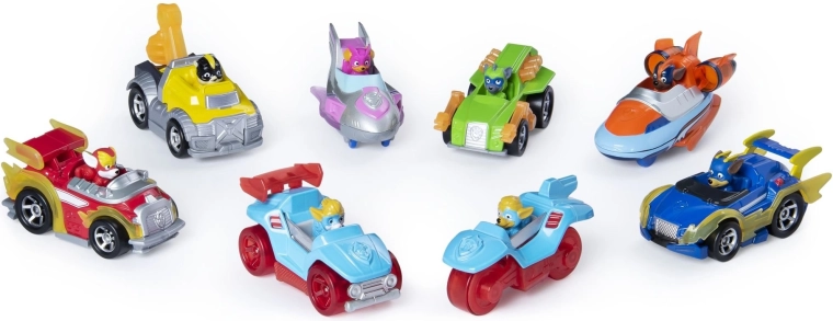 8 jármű Paw Patrol hősökkel