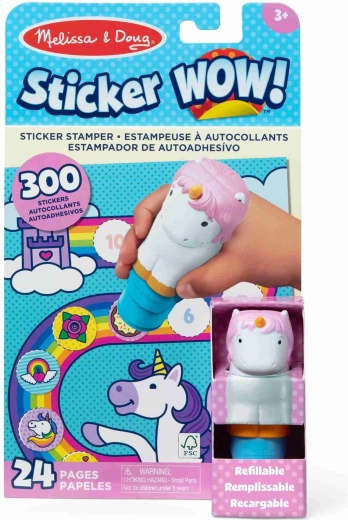 Melissa & Doug Sticker WOW varázslatos matricák, vegyes minták – 1 darab