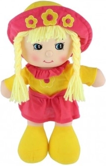 Virágka textilbaba 35 cm