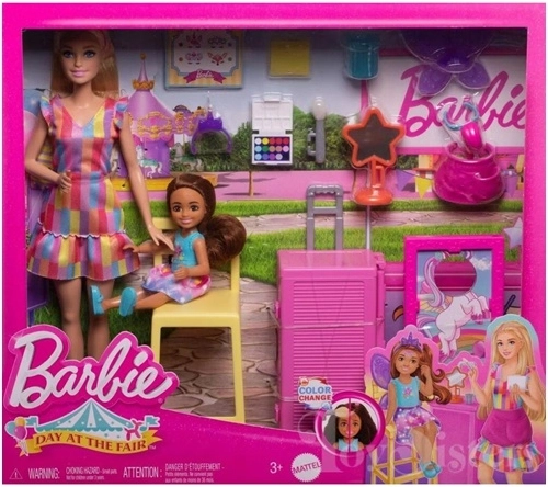 Barbie Chelsea egy nap a vásárban, színváltós