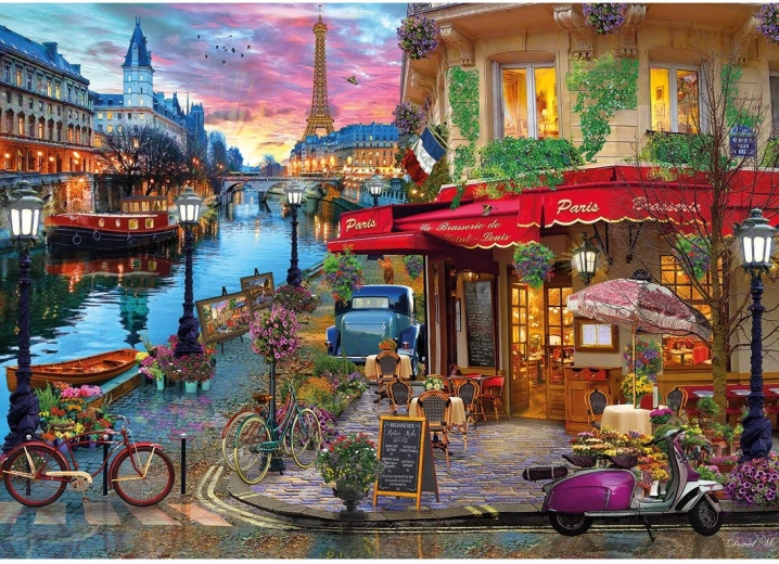 Naplemente a Szajnán XL puzzle 500 darab
