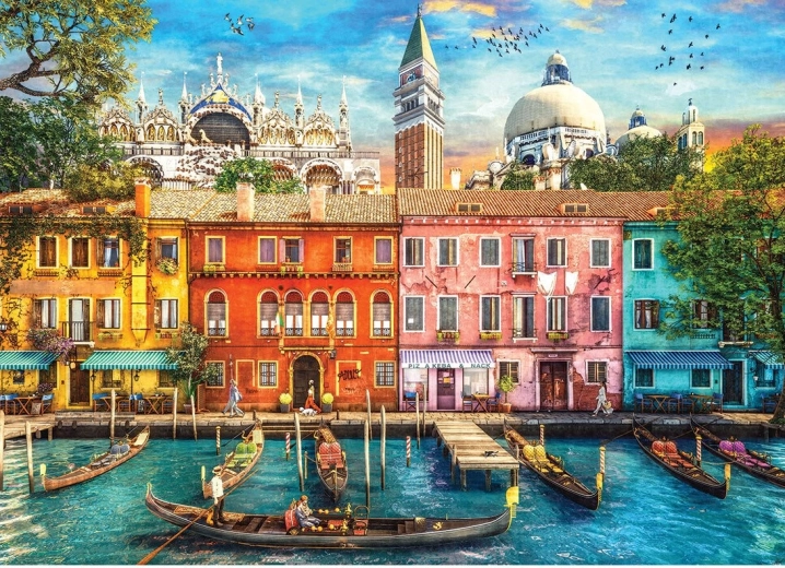 GIBSONS Puzzle Velence színei 1000 darab