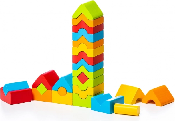 CUBIKA Fa kirakó 5 torony 25 darab