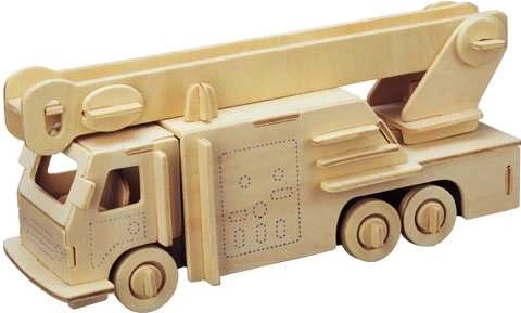 Fa 3D puzzle tűzoltóautó WOODCRAFT