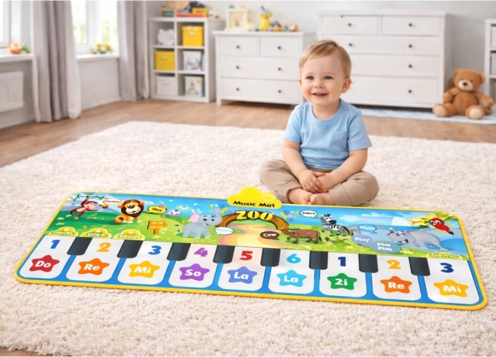 Szórakoztató állathangok és színes állatkerti grafika