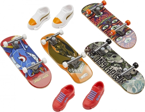 HOT WHEELS Skate fingerboard készlet cipőcskékkel – multipack