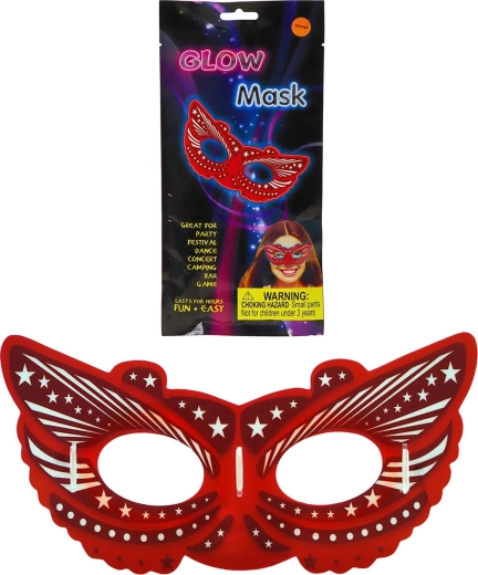 ADAR karneváli arcfedő maszk sötétben világító, különböző típusok - 1 db