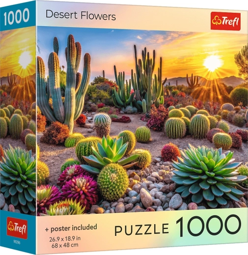 Trefl puzzle Sivatagi növények 1000 darab