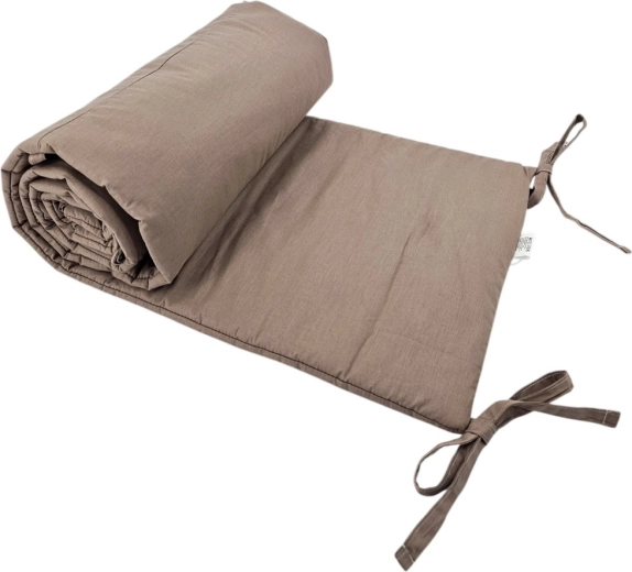 EKO pamut rácsvédő kiságyba, Dark Pink, 360 cm