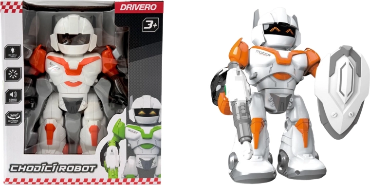 DRIVERO járó robot, narancssárga