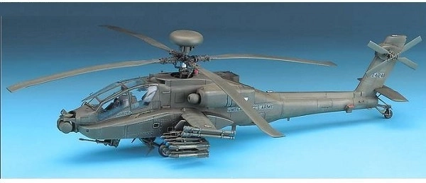 Boeing AH-64D Longbow műanyag helikopter modell 1:48