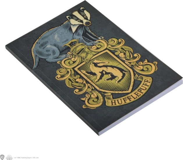 Harry Potter vonalas jegyzetfüzet Hugrabug