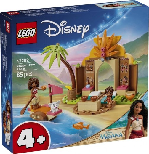 LEGO Disney Vaiana falusi kunyhó és csónak