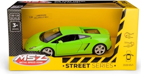 MSZ Lamborghini Gallardo LP560-4 1:24 zöld autómodell
