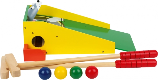 Small Foot Fa Minigolf Vakonddal