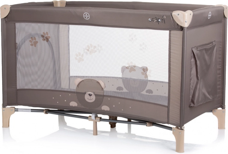 Chipolino Capri Bear utazóágy bézs