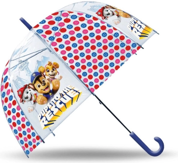 Átlátszó gyerek esernyő PAW Patrol 46 cm