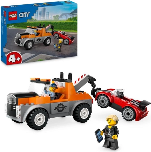 LEGO® City 60435 Autómentő és sportkocsi javítása