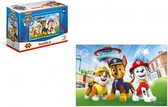 Mancs Őrjárat minipuzzle 35 darabbal dobozban