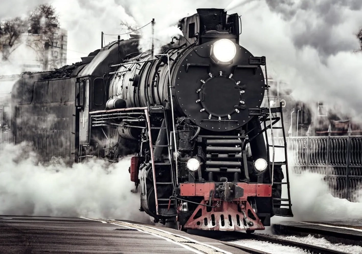 Puzzle Interdruk: Gőzmozdony 500 darabból