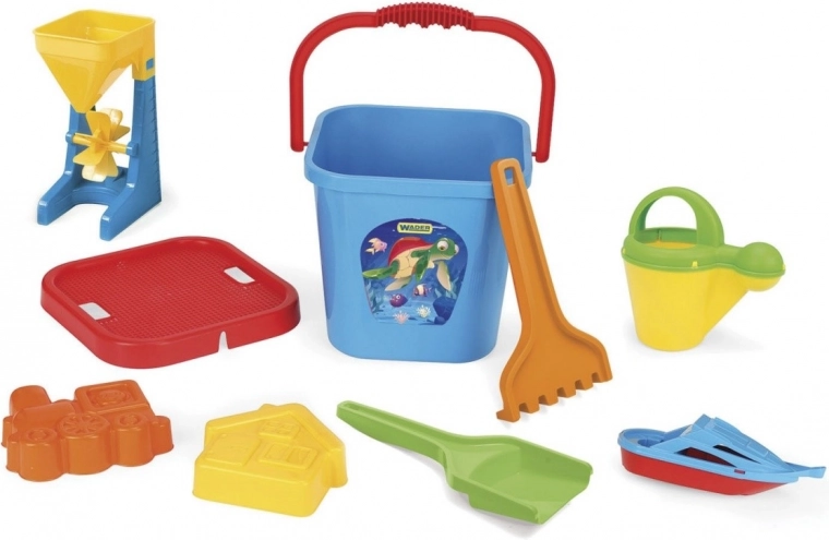 Nagy homokozó készlet, 9 elem