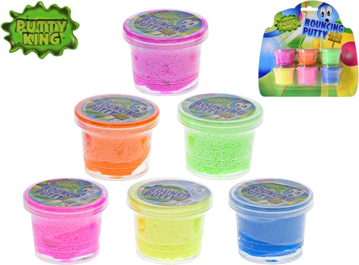 Putty King pattogó gyurma – 6 színű készlet