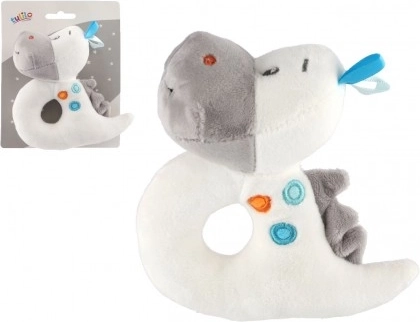 Plüss dinoszaurusz csörgő 13 cm