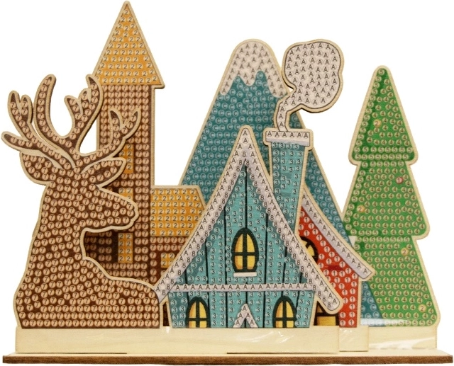 2Kids Toys gyémántkirakó állvánnyal – rénszarvasfalu