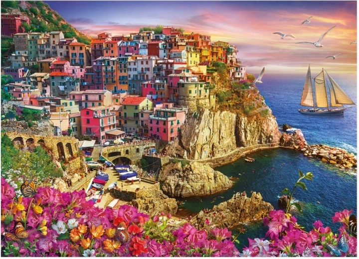 Álom Cinque Terréről puzzle, 1000 darab