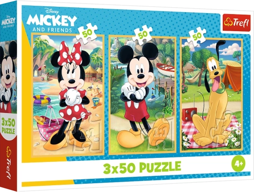 Puzzle 3x50 DISNEY – Egérkék nyaralnak