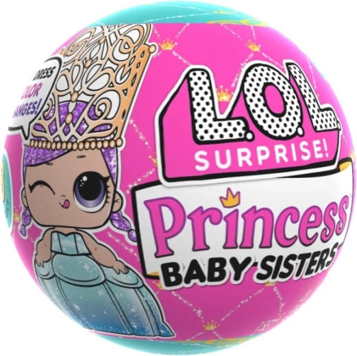 L.O.L. Surprise Princess Baby Sisters meglepetésgömb – 1 darab