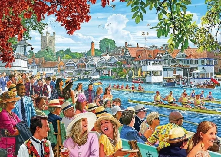 Evezős verseny puzzle 1000 darabbal