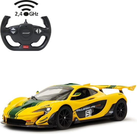 Jamara McLaren P1 GTR távirányítós autó 1:14, 2,4 GHz, sárga – 1 darab