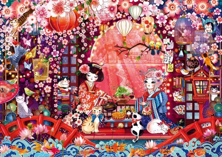 Japán tea szertartás puzzle 500 darab
