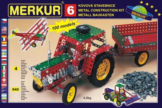 MERKUR építőkészlet 100 modell